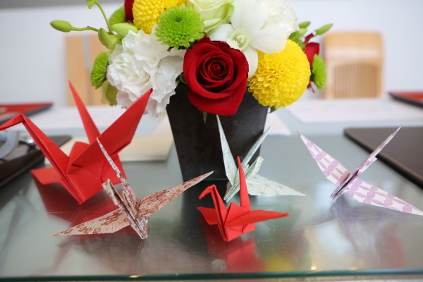 新潟県燕三条市結婚式場　ウェルカムフラワー　テーブル装飾　ウェディングアイテム