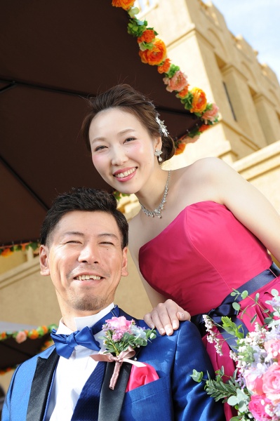 新潟県燕三条市結婚式場，カラードレス，前撮影