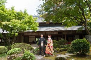 新潟県三条市　燕市　長岡市　結婚式場　前撮り　打掛　ブライダルフォト　写真　椿寿荘