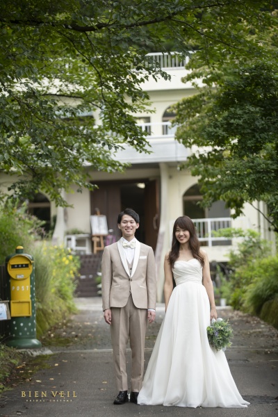 新潟県三条市　新潟市　長岡市　結婚式場　花嫁　前撮り　ロケーション　フォト　ウェディング　出張撮影　森　美術館