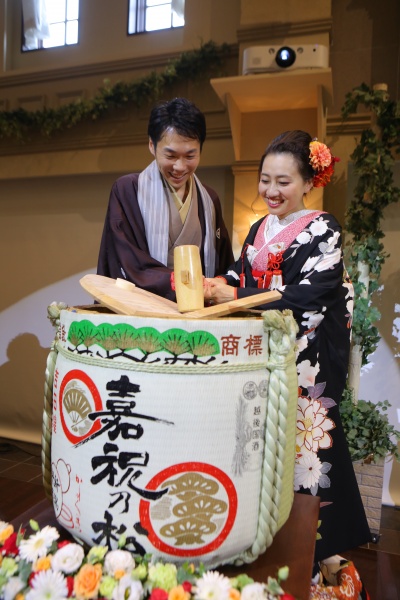 新潟県三条市　結婚式場　長岡市　新潟市　ブルーバージンロード　青で伝えるありがとう　にいがた結プロジェクト　感謝　応援