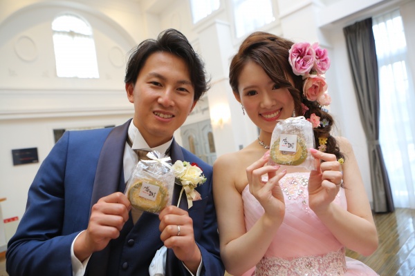 新潟県三条市　結婚式場　長岡市　新潟市　見送りプレゼント　プチギフト　卒花嫁さま　