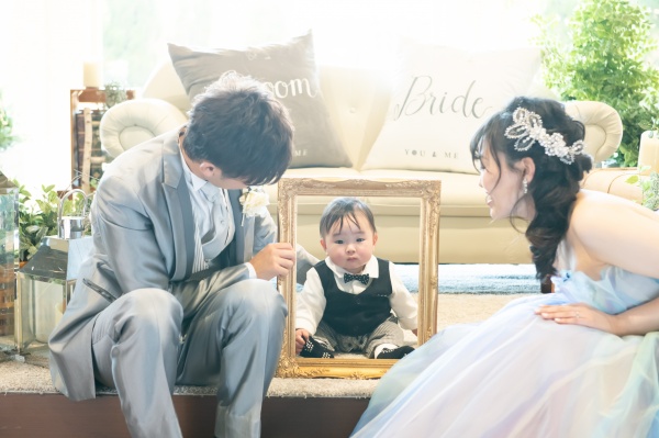 新潟県三条市　新潟市　長岡市　結婚式場　卒花嫁　パパママキッズ婚　お子さま写真