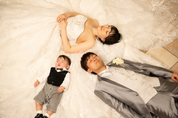 新潟県三条市　新潟市　長岡市　結婚式場　卒花嫁　パパママキッズ婚　お子さま写真