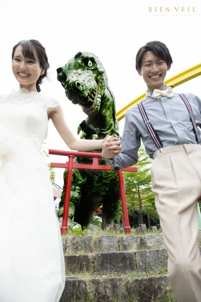 新潟県三条市　結婚式場　長岡市　新潟市　前撮り　フォトウェディング　出張　遊園地　サントピアワールド