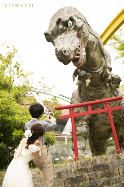 新潟県三条市　結婚式場　長岡市　新潟市　前撮り　フォトウェディング　出張　遊園地　サントピアワールド