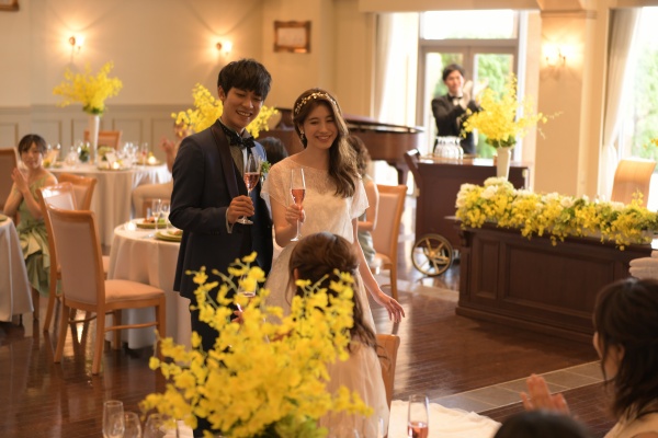 【結婚式の始まりはシャンパンで乾杯◆】乾杯酒に込められた素敵な意味合い知ってますか？