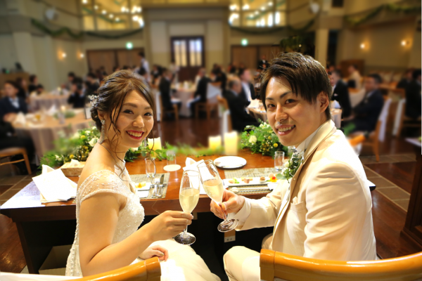 新潟県三条市　長岡市　新潟市　結婚式場　披露宴乾杯