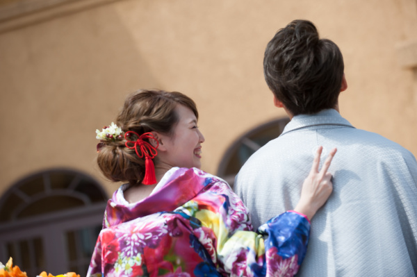 新潟県三条市　新潟市　長岡市　結婚式場　花嫁さま　　結婚式　　ドレス和装　ヘア小物　ヘアアレンジ