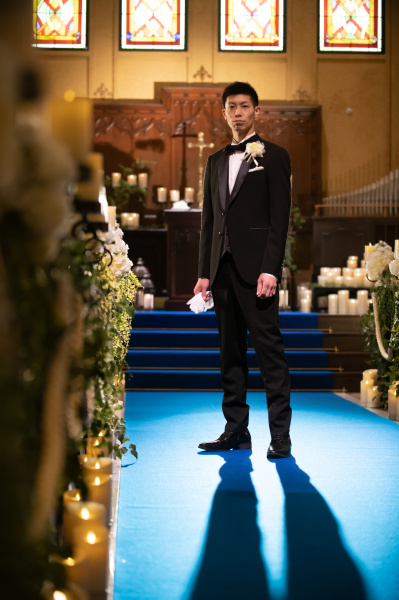 新潟県三条市　燕市　長岡　県央　新潟市　結婚式　新郎衣裳　タキシード