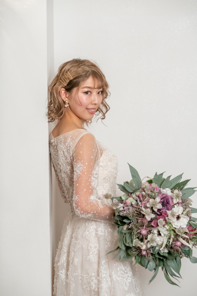 新潟県三条市　長岡市　新潟市　結婚式場　ヘアアレンジ　写真　卒花嫁　アクセサリー　前撮り