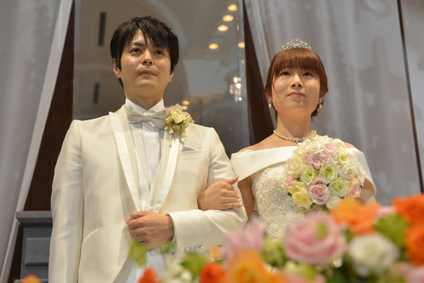 新潟県三条市　長岡市　新潟市　結婚式場　披露宴　レポート　パーティレポート　ウェディングドレス　卒花嫁　コロナ禍　諦めない　プレ花嫁　チャペル内人前式