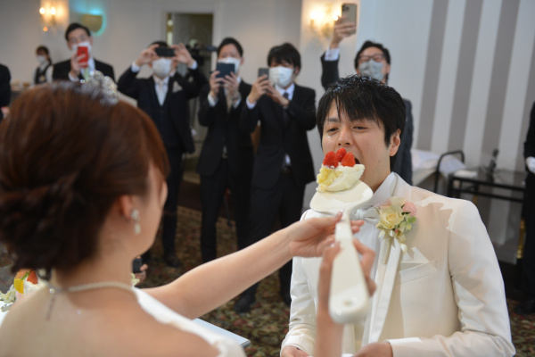 新潟県三条市　長岡市　新潟市　結婚式場　披露宴　レポート　パーティレポート　ウェディングドレス　卒花嫁　コロナ禍　諦めない　プレ花嫁　チャペル内人前式