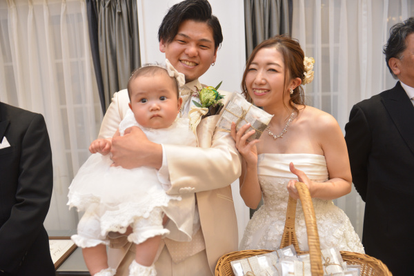 新潟県三条市　長岡市　新潟市　結婚式場 ピアザデッレグラツィエ　パパママ　ベビー　アットホーム