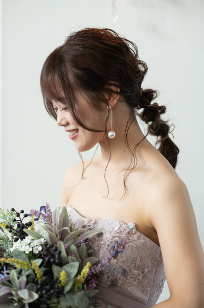 新潟県三条市　長岡市　新潟市　結婚式場　ヘアアレンジ　写真　卒花嫁　アクセサリー　前撮り