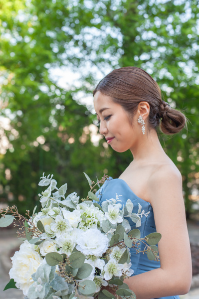 新潟県三条市　長岡市　新潟市　結婚式場　ヘアアレンジ　写真　卒花嫁　アクセサリー　前撮り