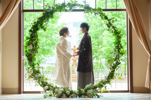 新潟県三条市　長岡市　新潟市　結婚式場 ピアザデッレグラツィエ 　インスタライブ　卒花　和装　白無垢　立ち居振る舞い