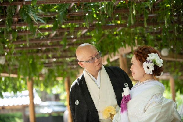 新潟県三条市　長岡市　新潟市　結婚式場　前撮影　打掛　和装　綿帽子　ロケ　