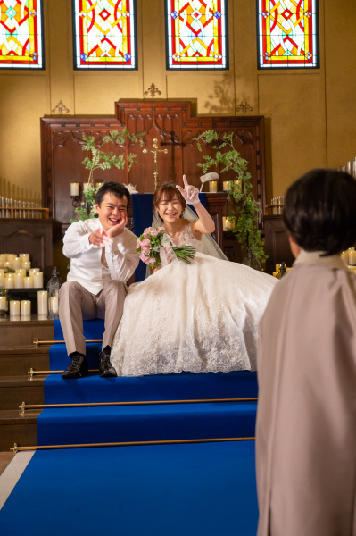 新潟県三条市　長岡市　新潟市　結婚式場　披露宴　ウェディングドレス　パパママキッズ婚　フォトショット