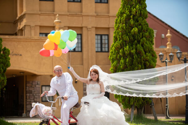 新潟県三条市　長岡市　新潟市　結婚式場　前撮り　タキシード　ドレス　バルーン