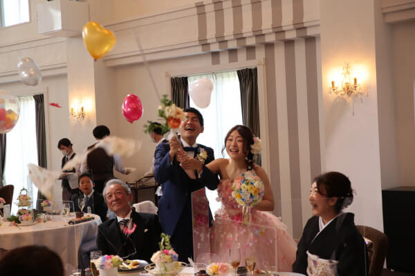 新潟県三条市　長岡市　新潟市　結婚式場　披露宴　レポート　パーティレポート　趣味　感謝　サプライズ　