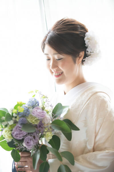 新潟県三条市　長岡市　新潟市　結婚式場　前撮り　ウェディングドレス　和装　前撮り