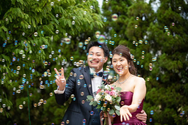 新潟県三条市　長岡市　新潟市　結婚式場　前撮り　カラードレス