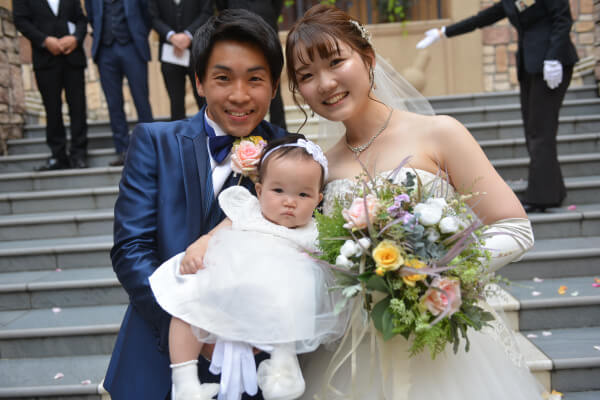 新潟県三条市　長岡市　新潟市　結婚式場　パーティレポート　パパママキッズ婚