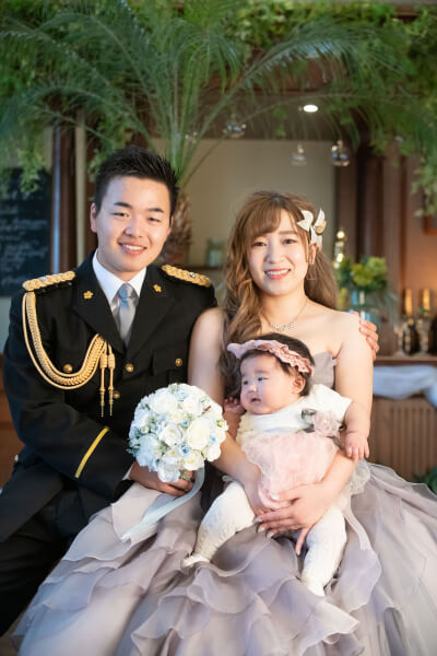 新潟県三条市　長岡市　新潟市　結婚式場　パーティレポート　パパママキッズ婚　　家族