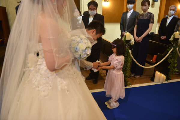 新潟県三条市　長岡市　新潟市　結婚式場　パーティレポート　パパママキッズ婚　　家族