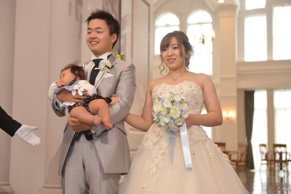 新潟県三条市　長岡市　新潟市　結婚式場　パーティレポート　パパママキッズ婚　　家族