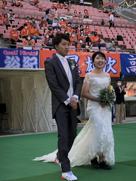 アルビウェディング　アークベル　新潟県三条市　新潟市　長岡市　結婚式場　アルビレックス新潟　ビッグスワン　選手　