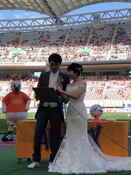 アルビウェディング　アークベル　新潟県三条市　新潟市　長岡市　結婚式場　アルビレックス新潟　ビッグスワン　選手　