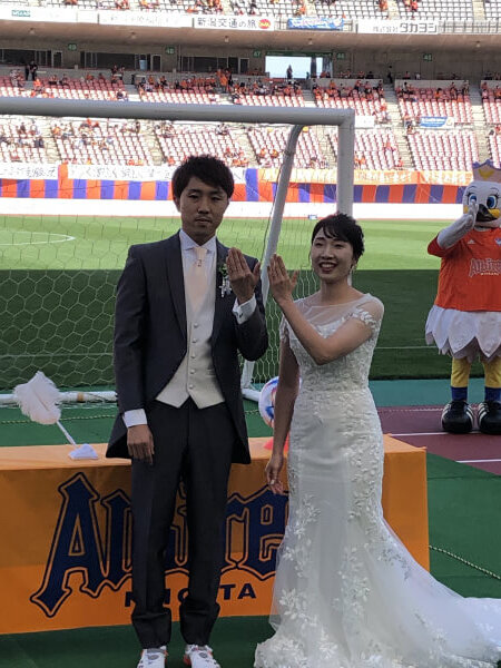 アルビウェディング　アークベル　新潟県三条市　新潟市　長岡市　結婚式場　アルビレックス新潟　ビッグスワン　選手　