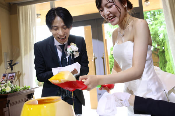 新潟県三条市　長岡市　新潟市　結婚式場　ウェディングドレス　パーティレポート　カラードレス　前撮り