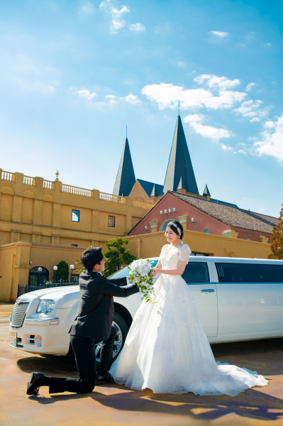 新潟県三条市　長岡市　新潟市　結婚式場　ピアザデッレグラツィエ　リムジンん　前撮り　フォト　前撮影