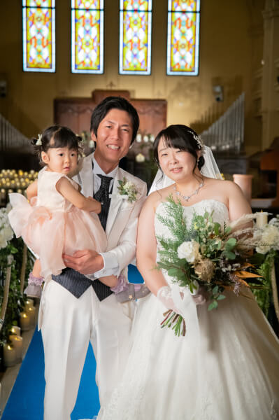 新潟県三条市　長岡市　新潟市　結婚式場　ウェディングドレス　パーティレポート  パパママキッズ婚　和装　前撮り