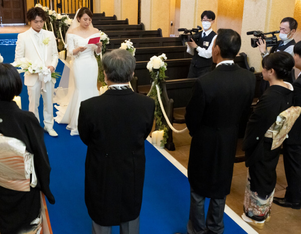 新潟県三条市　長岡市　新潟市　結婚式　ウェディングドレス　チャペル　バージンロード