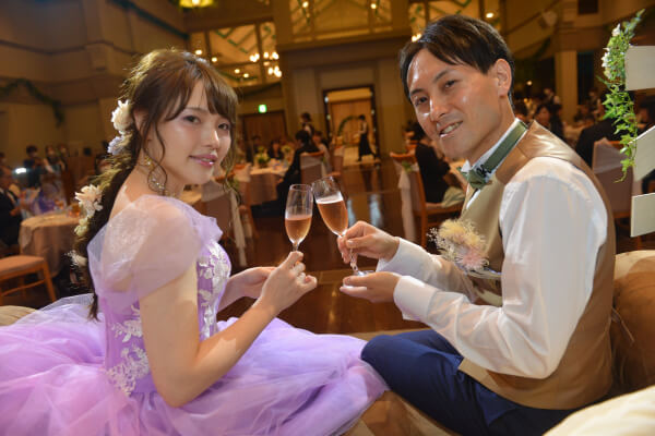新潟県三条市　長岡市　新潟市　結婚式場　ウェディングドレス　カラードレス　パーティーレポート　 手作り