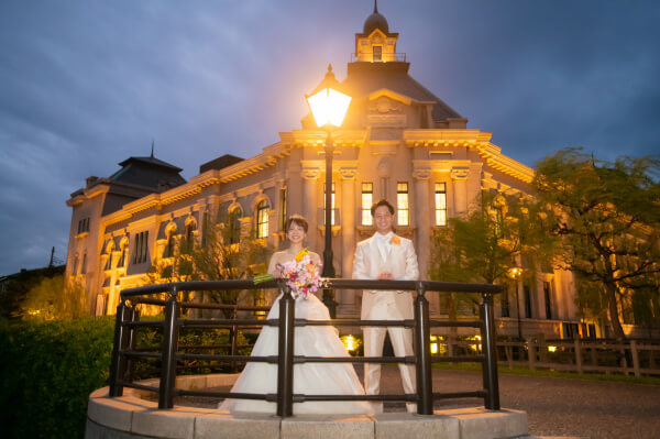 新潟県三条市　長岡市　新潟市　結婚式場　前撮り　フォト撮影　前撮影　ロケーション撮影　ウェディングドレス　チャペル　カラードレス