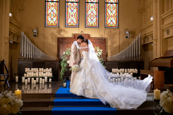 新潟県三条市　長岡市　新潟市　結婚式場　前撮り　フォト撮影　前撮影　ロケーション撮影　ウェディングドレス　チャペル　カラードレス