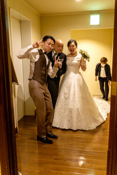 新潟県三条市　長岡市　新潟市　結婚式場　前撮り　フォト撮影　前撮影　ウェディングパーティー　カラードレス　和装