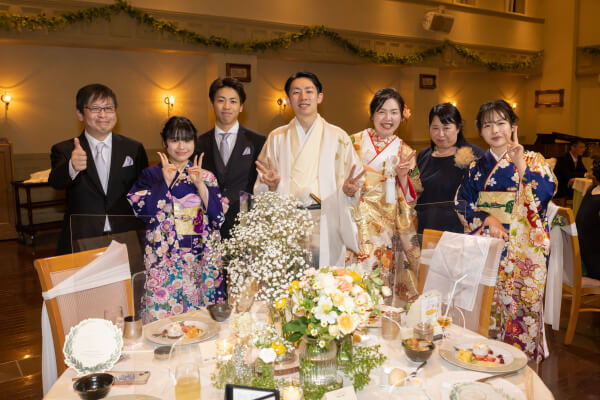 新潟県三条市　長岡市　新潟市　結婚式場　前撮り　フォト撮影　前撮影　ウェディングパーティー　カラードレス　和装