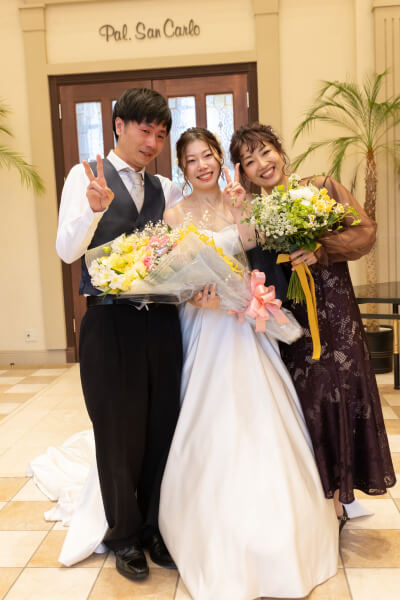 新潟県三条市　長岡市　新潟市　結婚式場　前撮り　フォト撮影　前撮影　ウェディングパーティー ウェディングドレス　カラードレス