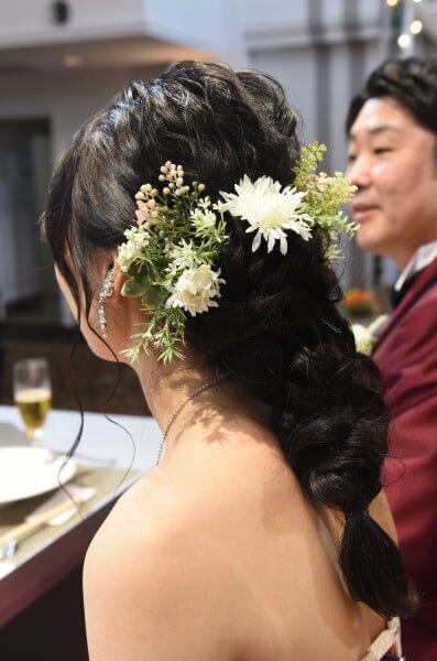 新潟県三条市　長岡市　　新潟市　結婚式場　ウェディングパーティー　ウェディングドレス　カラードレス　和装　ヘアスタイル　人気