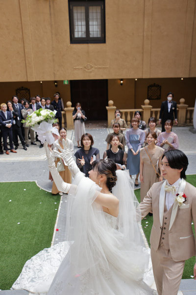 新潟県三条市　長岡市　新潟市　結婚式場　パパママキッズ婚　前撮り　フォト撮影　前撮影　ウェディングパーティー　 ウェディングドレス　チャペル挙式　カラードレス