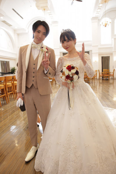 新潟県三条市　長岡市　新潟市　結婚式場　パパママキッズ婚　前撮り　フォト撮影　前撮影　ウェディングパーティー　 ウェディングドレス　チャペル挙式　カラードレス