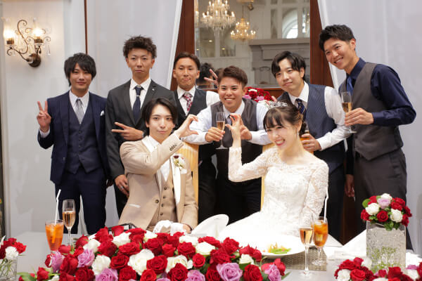 新潟県三条市　長岡市　新潟市　結婚式場　パパママキッズ婚　前撮り　フォト撮影　前撮影　ウェディングパーティー　 ウェディングドレス　チャペル挙式　カラードレス
