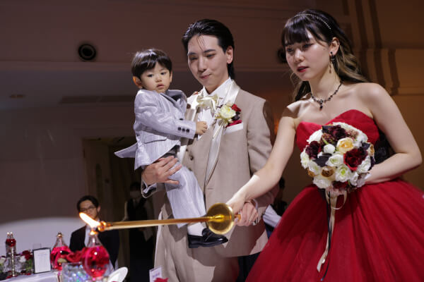 新潟県三条市　長岡市　新潟市　結婚式場　パパママキッズ婚　前撮り　フォト撮影　前撮影　ウェディングパーティー　 ウェディングドレス　チャペル挙式　カラードレス