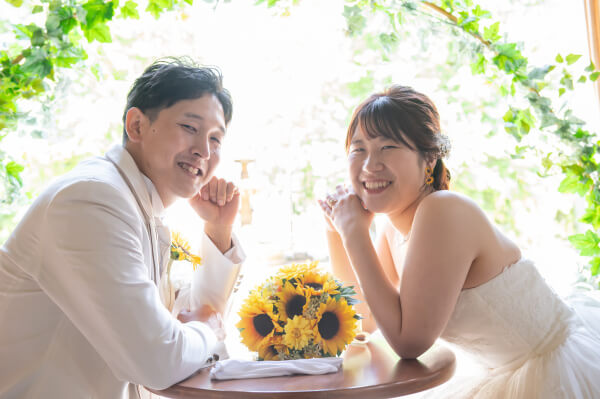 新潟県三条市　長岡市　新潟市　結婚式場　パパママキッズ婚　前撮り　フォト撮影　前撮影　ウェディングパーティー　 ウェディングドレス　チャペル挙式　カラードレス